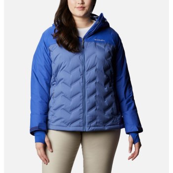 Columbia Ženske Jakne - Grand Trek Down Hooded Plus Size Plave | FULI-12467